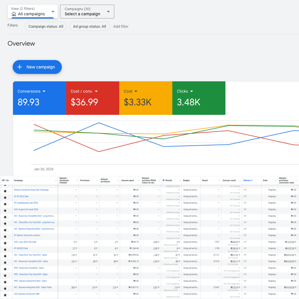 Google ads and Meta Ads
